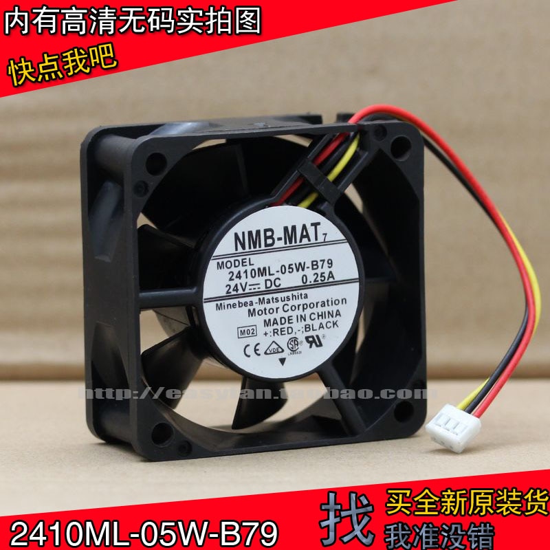 ο NMB-MAT NMB 2410ML-05W-B79 6025 6CM 24V 0.25A ļ ð 